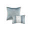 Édredon très grand / argenté - Tissage texturé magnifique, 1 et 2 coussins décoratifs, jupe de lit, coussins brodés, facile d'entretien, rembourrage-121405834