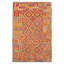 Tapis unique en laine nouvel âge 5 pi 7 po x 8 pi 4 po Willease