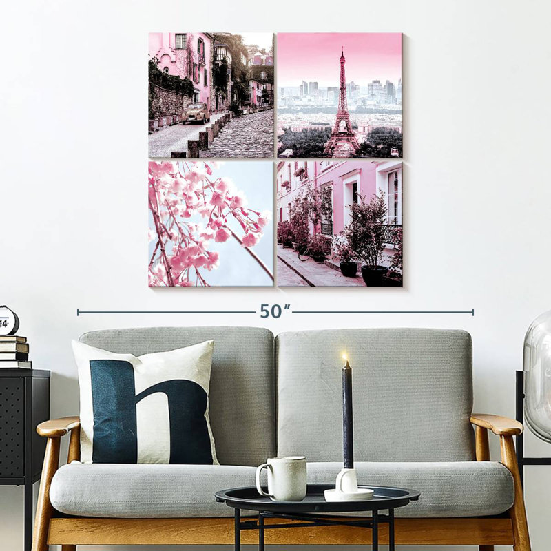 Sirci rose Paris Pop II, H 32 po x l 32 po