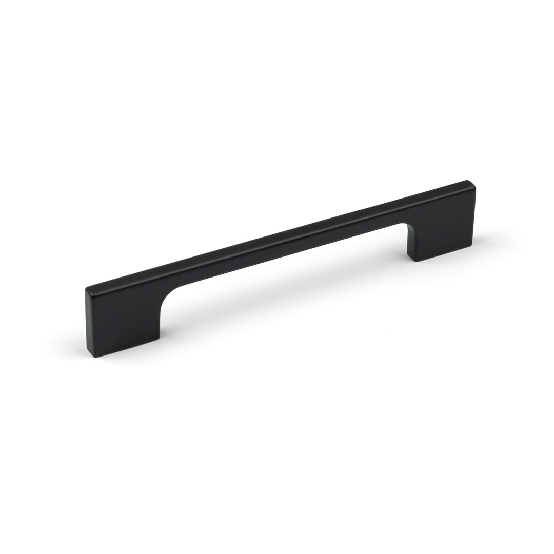 Handle & Home Matt Black Cabinet Handle 128Mm – Modern Slim Zinc Drawer Pull For Kitchen Cupboards, Wardrobes And Furniture Doors - Image 4