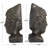 Metal Distressed Buddha Decorative Bookends Set-86628955