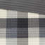 Courtepointe 6 pièces à chevrons pour très grand / très grand lit, motif à carreaux gris Buffalo, broderie faite à la main sur des objets décoratifs avec motif de couleur Grace, partout, 2 taies décoratives et 3 coussins-118919992