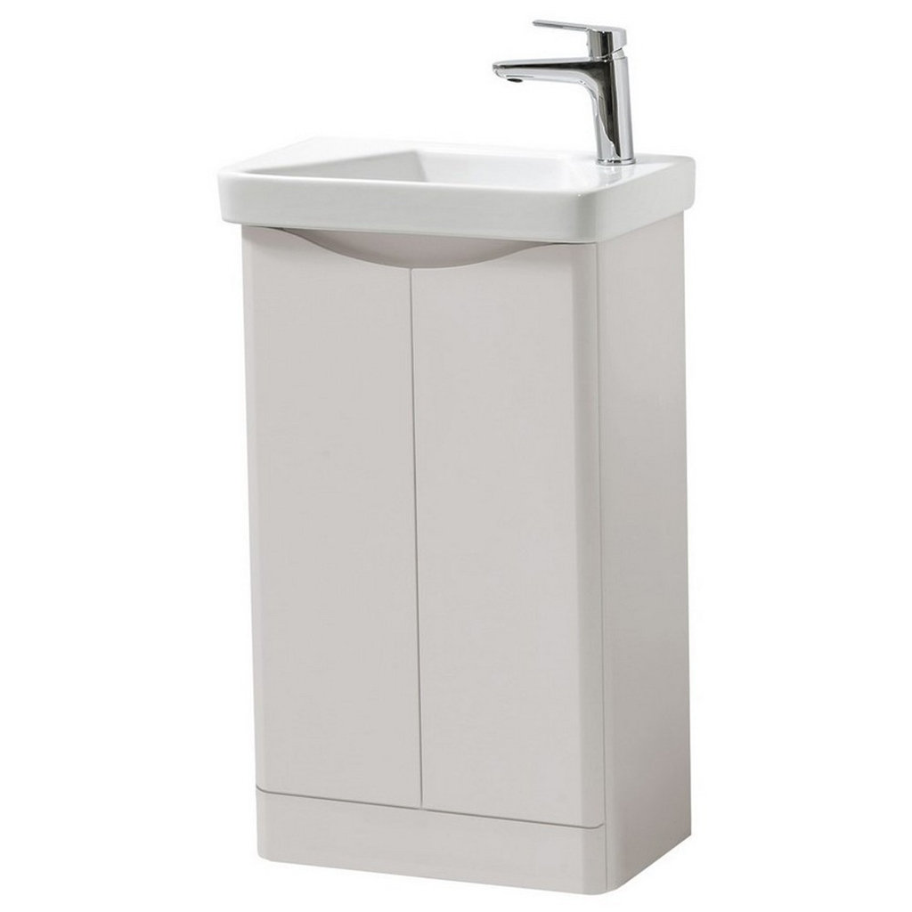 Milayah 500mm Wall Mounted Single Bathroom Vanity with Vitreous China Basin