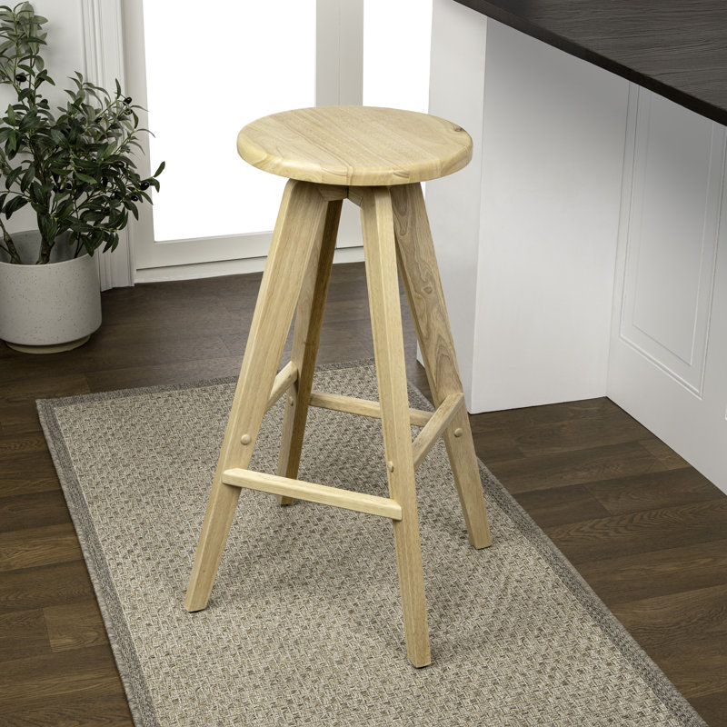 Tabouret de bar 30,5 po Ceren, Naturel, Tabouret de bar (siège d'une hauteur de 30,5 po)