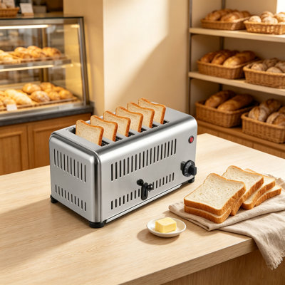6-Slice Commercial Toaster