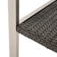 Chaises d'extérieur grises avec structure en aluminium (2) -, météo, moderne pour le jardin et la terrasse Cape Coral - aluminium, bord de piscine