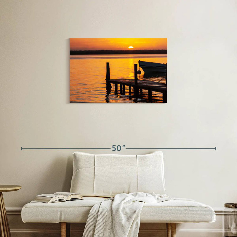 Coucher de soleil sur la promenade Gillard, H 20 po x l 30 po