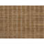 Tapis brun rond en laine naturelle 8 pi x 8 pi, motif rayures verticales avec effet sel et poivre, tissé à la main, tapis oriental