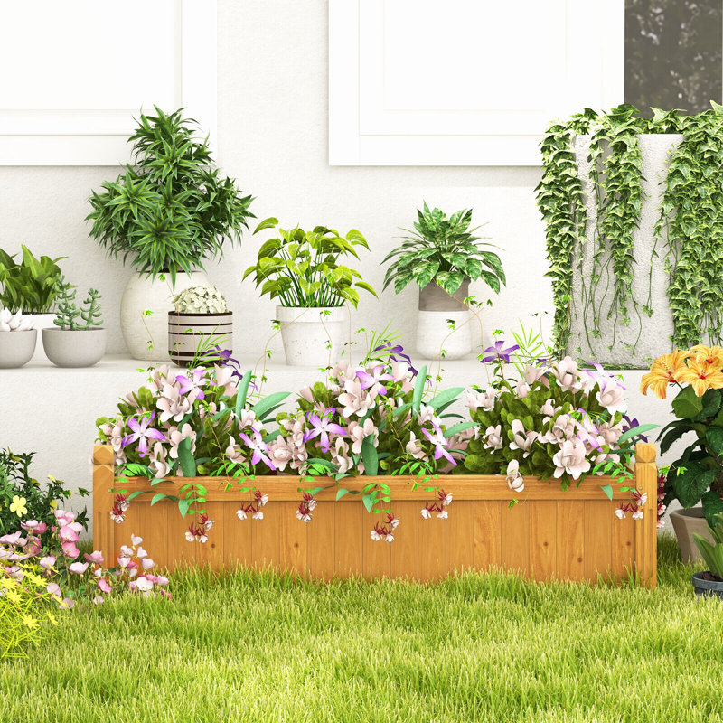 Wood Raised Garden Bed