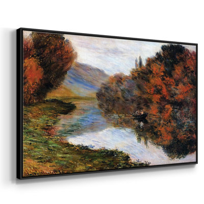 Chaloupe sur la seine à Jeufosse, 1884