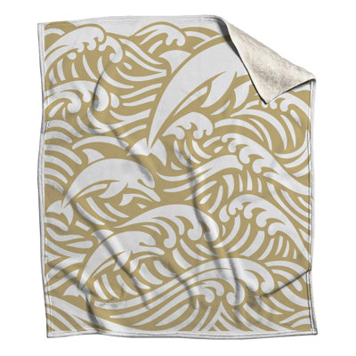 Dauphins et couvertures Ocean Waves