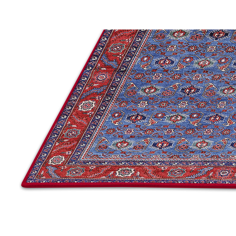 Tapis oriental bleu, Rectangle 6 pi x 9 pi