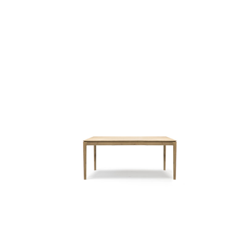 Bok Solid Wood Dining Table, 30"H x 86.6"L x 35.5"W, Varnished Oak