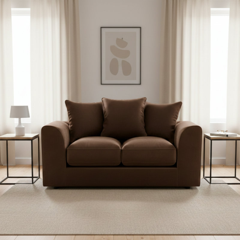 2 Seater Sofa, Brown