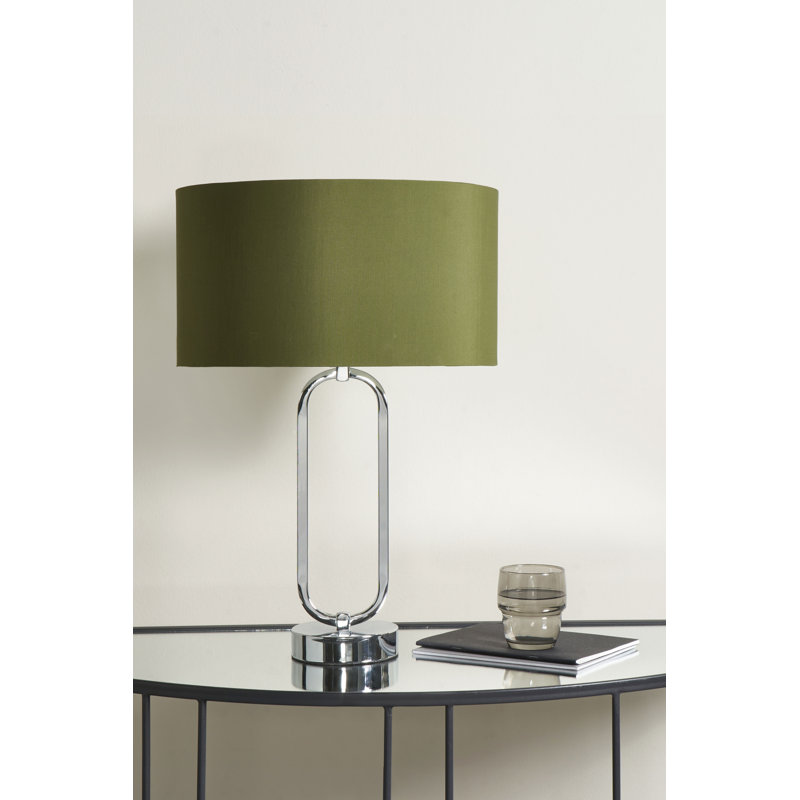 Louen Metal Table Lamp, Green