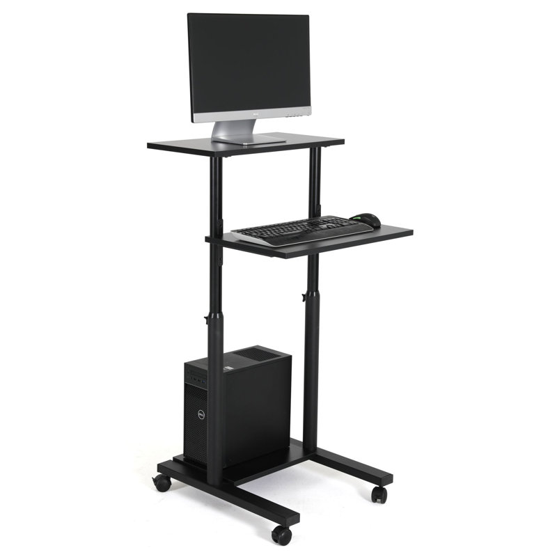 Bureau debout à hauteur réglable Kam, H 48,62 po x L 23,62 po x l 23,62 po