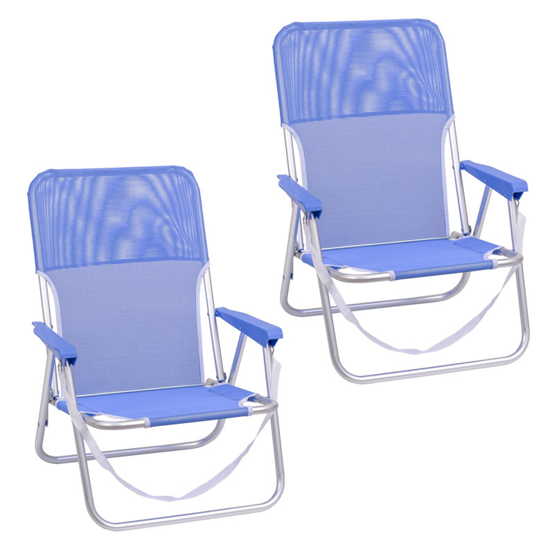 Folding Beach Chair, Blue