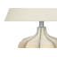 Lighting, H 21 po, lampe de table, résine crème, abat-jour ivoire / crème, transitionnel