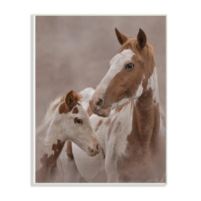 « cheval family », reproduction de photo