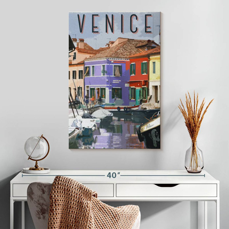 Aime Visit Venice, 30" H x 20" W