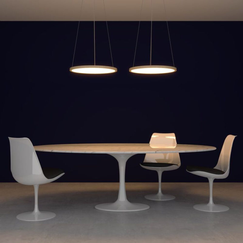 Naiá 1 - Light LED Pendant, Imbuia
