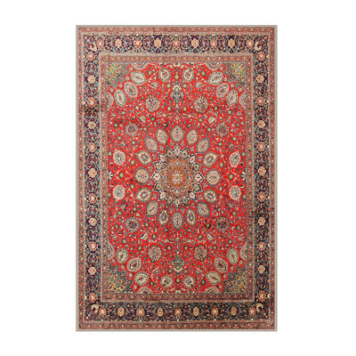 Tapis oriental rouge / orange / noir Cienna