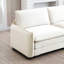 3 velours côtelé beige - Design classique avec une combinaison de torsion moderne et un confort de style nuage et un charme rétro