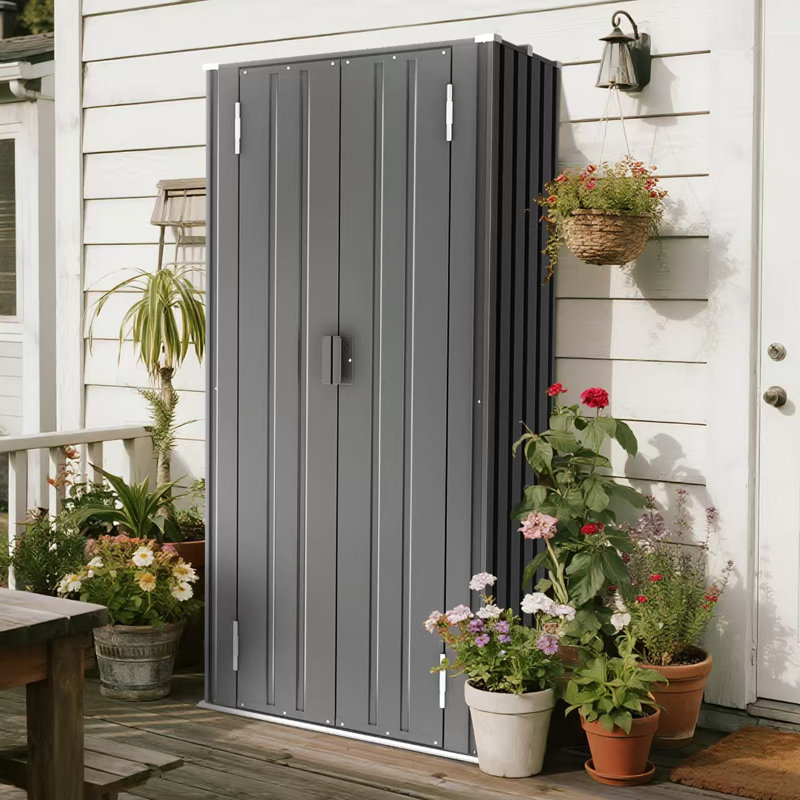 3 Ft. X 2 Ft. Outdoor Storage Metal Vertical Storage Shed