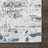 Lucian Abstract Machine Washable Runner Rug for Living Room Bedroom Dining Room Entryway Hallway Kitchen, Blue Grey/Ivory-832614129