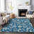 Machine Washable Indoor/Outdoor Chayden ACN1006 Navy 2'6" x 3'10" Rug-99105714