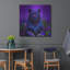 «King Panther» par Tanya Mavric, art mural en métal Dovecove, 24 po x 24 po-432710766