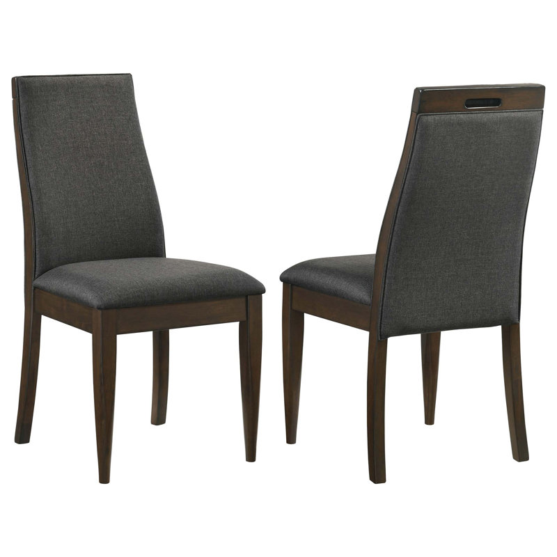 Solid Back Side Chair (Set Of 2)