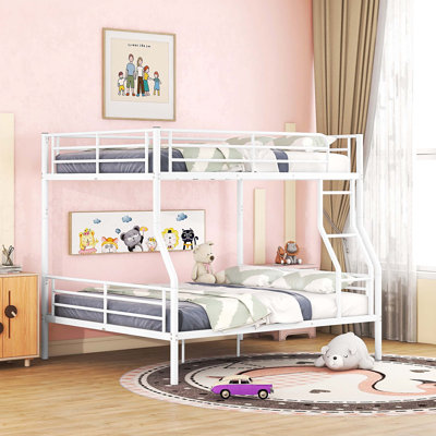 Full XL Over Queen Metal Bunk Bed