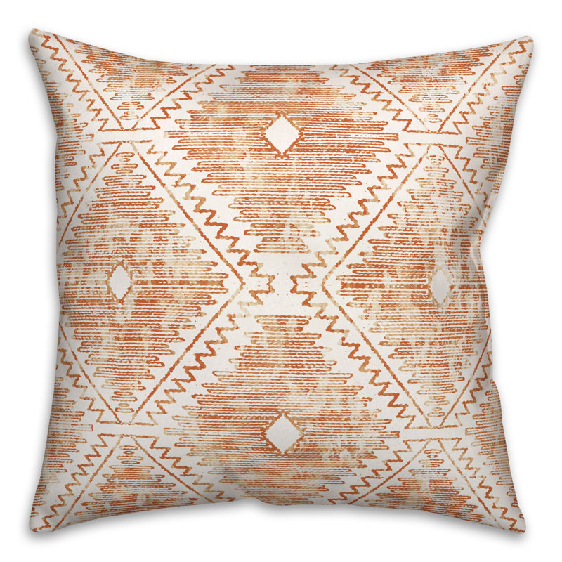 Ikat Reversible Throw Pillow, 20" x 20"