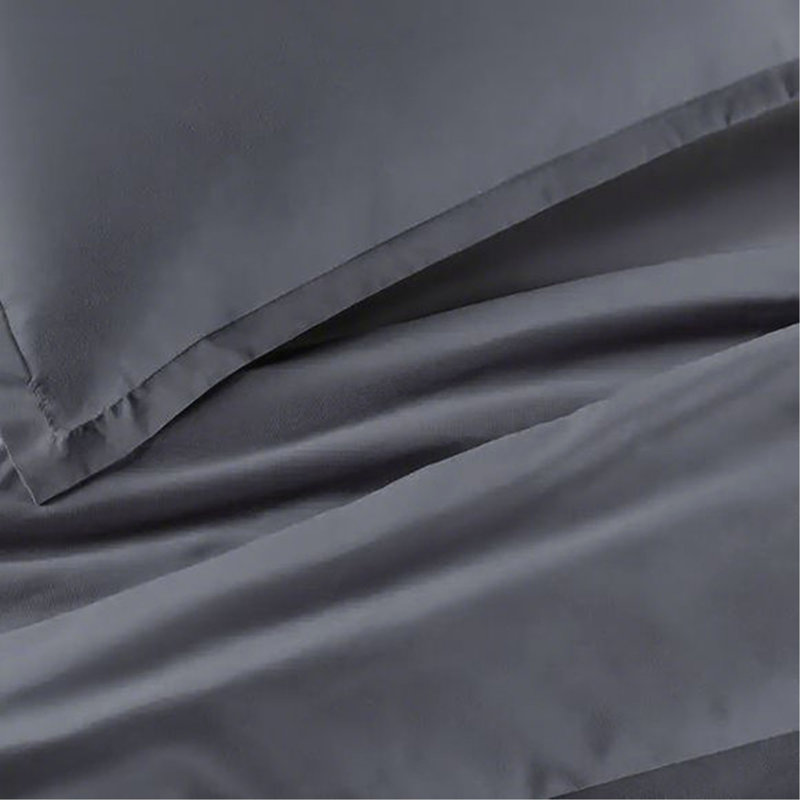Simply Clean Solid Duvet cover Grey Queen, Queen Duvet Cover