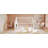 Carys Rustic House Bed With Fence And LED Lights-126134987