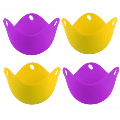 Pochoir à œufs en silicone antiadhésif 4 tasses Aholicdeal