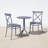 Farrah 23.6" W Round 2-Person Plastic Patio Bistro Set with Foldable Table-87529592
