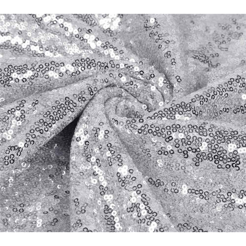 Danielburnham Sequin Table Topper, White