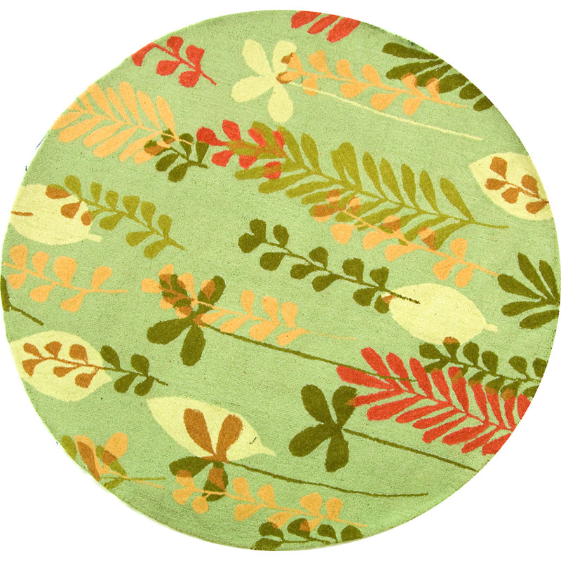 Berkley Hand Hooked Thick Wool Pile Rug, Round 3'