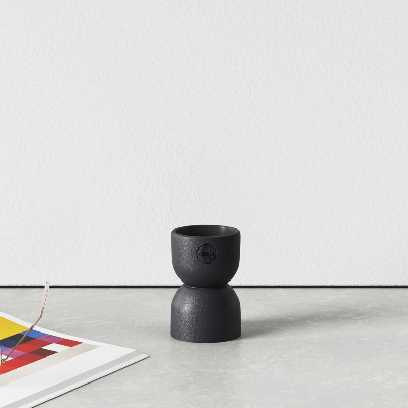 Ceramic Table Vase, 3.94" H x 2.76" W x 2.76" D