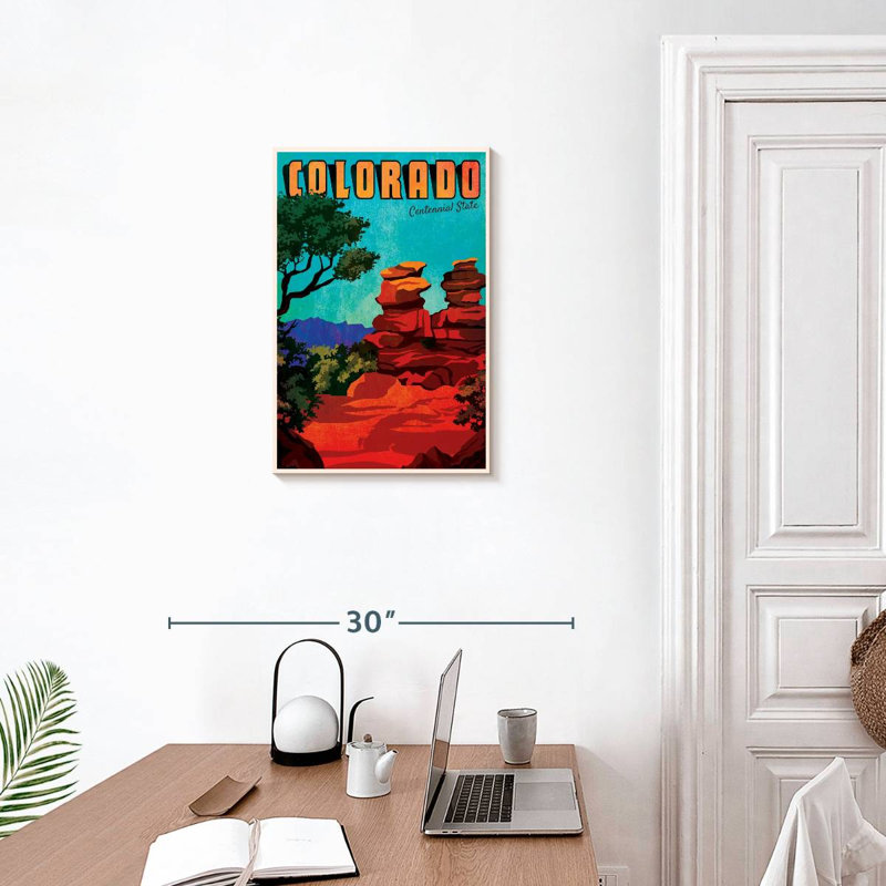 Colorado Centennial State, 24" H x 16" W