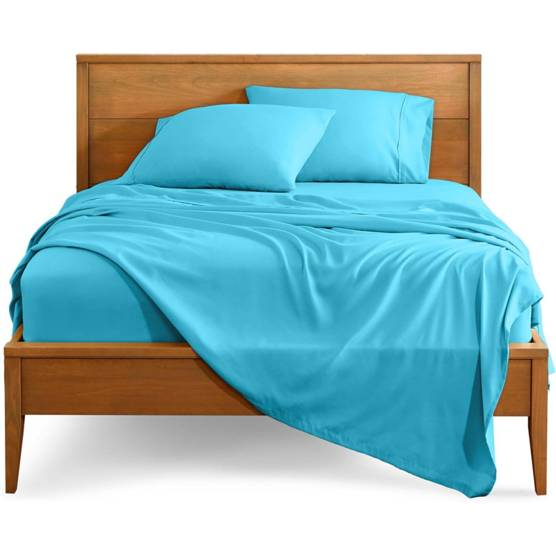 Queen Sheet Set - Luxury 1800 Ultra-Soft Microfiber Queen Bed Sheets - Double Brushed - Deep Pockets - Easy Fit - 4 Piece Set - Bedding Sheets & Pillowcases