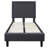Aluino Panel Button Tufted Upholstered Platform Bed Frame - No Box Spring Required-671736504-671736509