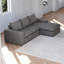 Canapé modulaire rembourré en L-1931566560