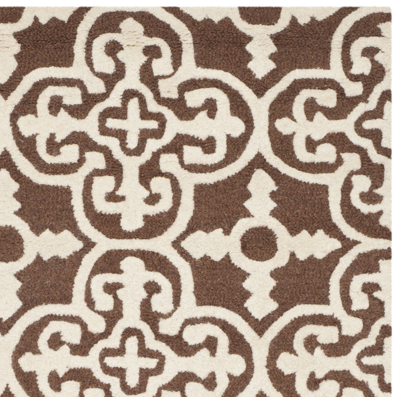 Cambridge Hand Tufted Wool Geometric Rug, Rectangle 2' x 3'