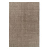 Modern Textural Hand Knotted Wool Striped Area Rug