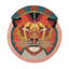 Hand Tufted Geometric Area Rug in Orange/Teal/Pink/Gold-57906928