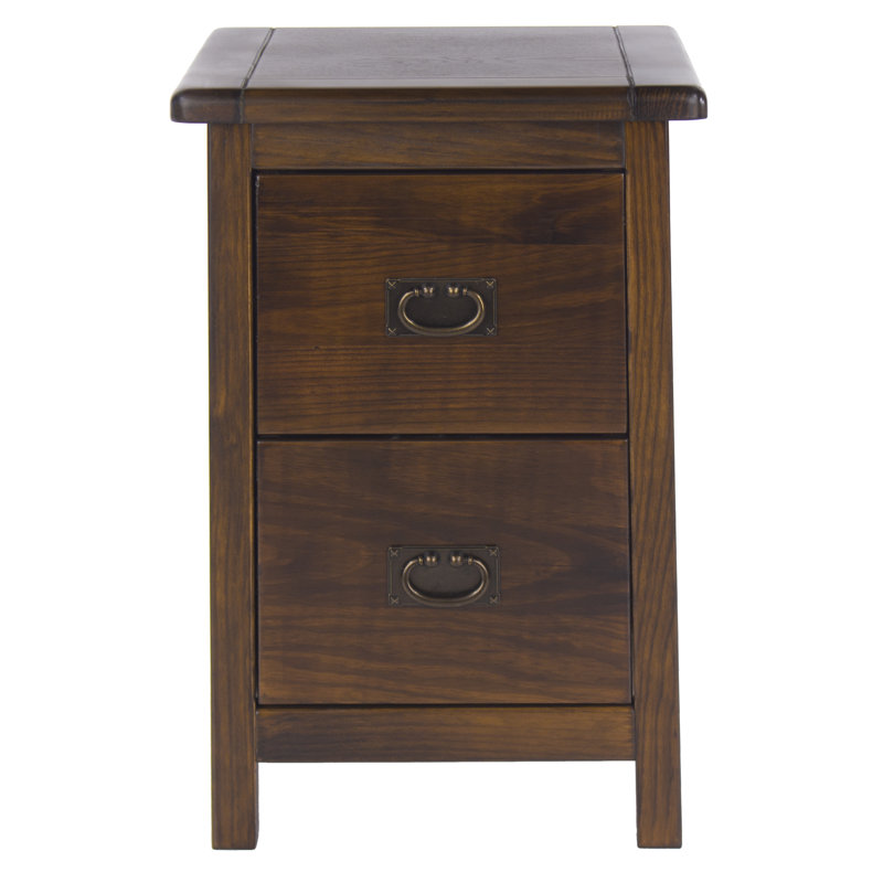 Alsace 2 Drawer Bedside Table