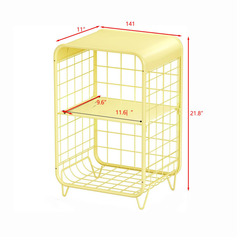Brodan End Table, Yellow